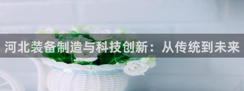门徒娱乐山六七五一38：河北装备制造与科技创新：从传统到未来