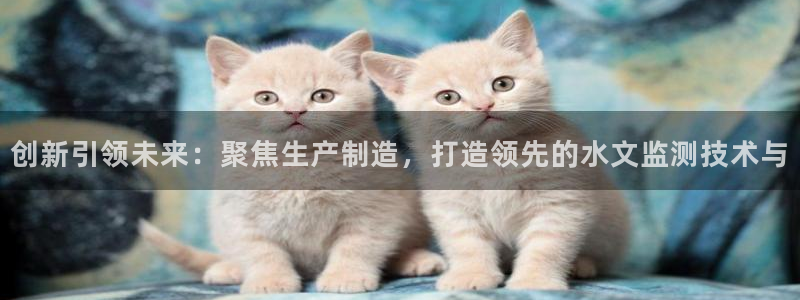 门徒娱乐登录：创新引领未来：聚焦生产制造，打造领先的水文监测