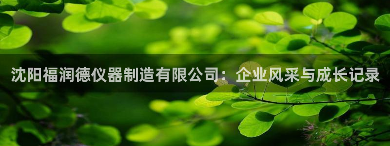 门徒娱乐的客服服务：沈阳福润德仪器制造有限公司：企业风采与成