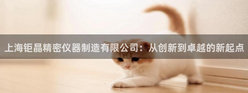 门徒娱乐是真假的嘛知乎：上海钜晶精密仪器制造有限公司：从创新