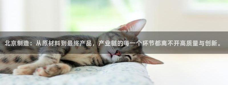 和门徒娱乐一样的平台：北京制造：从原材料到最终产品，产业链的