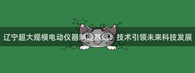 娱乐门徒最佳导演：辽宁超大规模电动仪器制造基地：技术引领未来