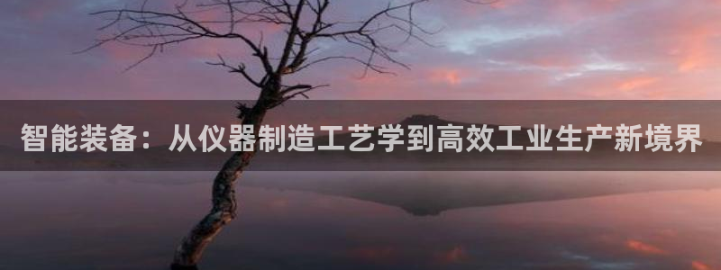 门徒娱乐找527b.cn升哥：智能装备：从仪器制造工艺学到高