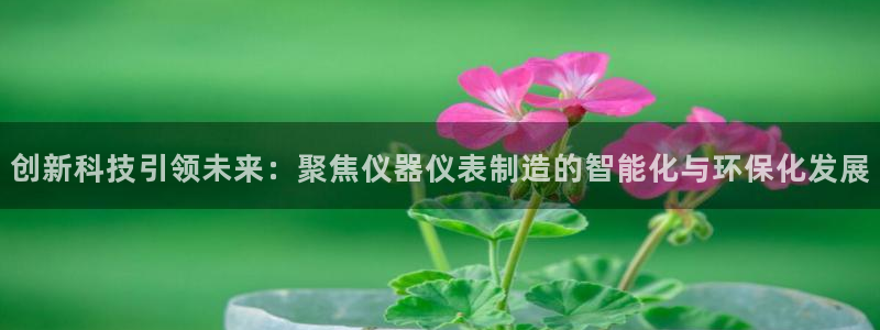 门徒娱乐系列有哪些剧目：创新科技引领未来：聚焦仪器仪表制造的