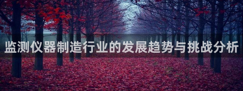 门徒娱乐登录平台下载：监测仪器制造行业的发展趋势与挑战分析