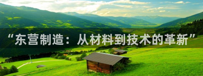 门徒娱乐注册app平台：“东营制造：从材料到技术的革新”