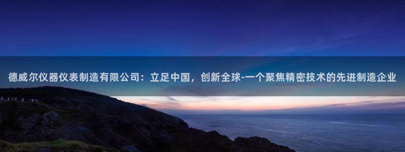 娱乐门徒精校：德威尔仪器仪表制造有限公司：立足中国，创新全球